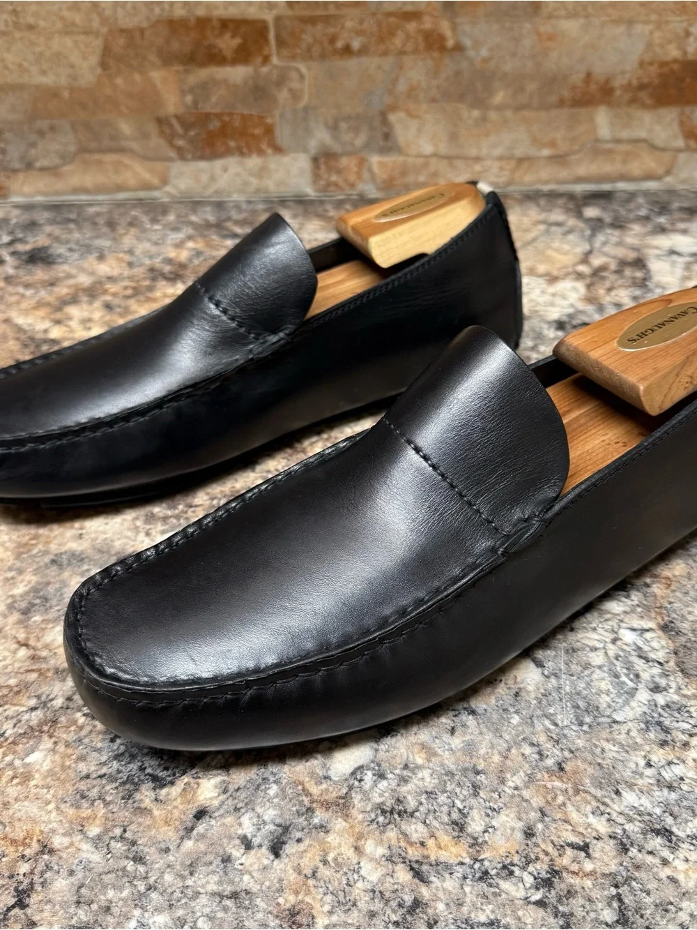 Gucci Driving Shoe Black Size 8.5 D 110 0259 Excellent Condition